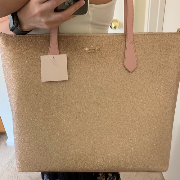 KATE SPADE JOELEY LARGE BAG TOTE GOLD WALLET SET - Picture 5 of 8